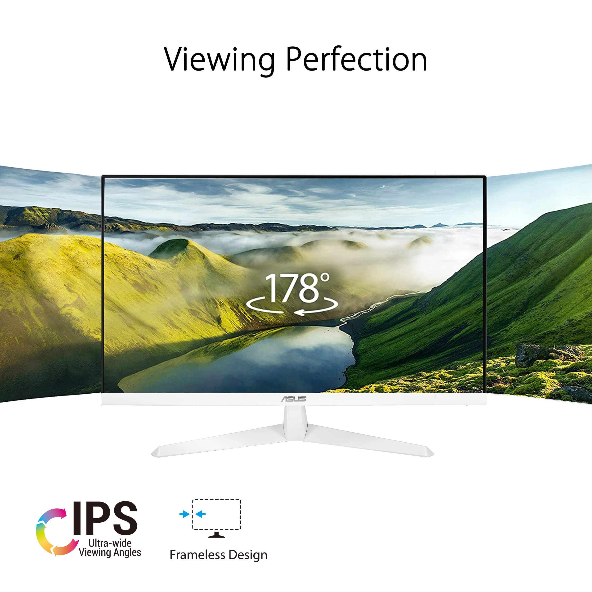 Foto 3 pulgar | Monitor Asus Vy279he-w 27'' 1080p 75hz Ips Blanco - Venta Internacional.