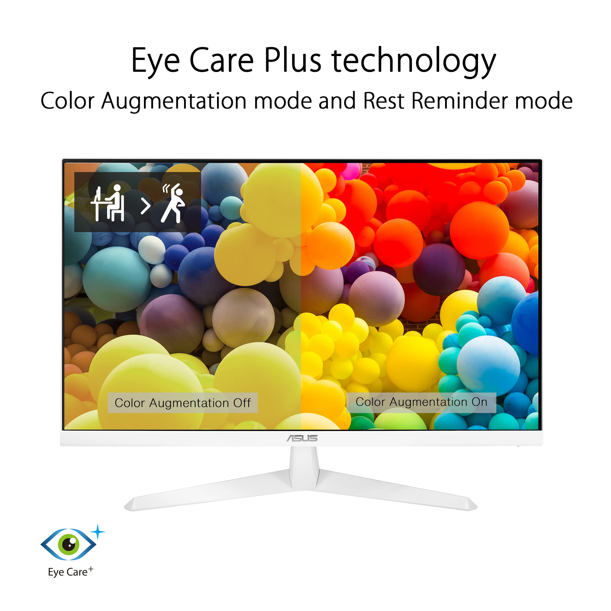 Foto 6 pulgar | Monitor Asus Vy279he-w 27'' 1080p 75hz Ips Blanco - Venta Internacional.