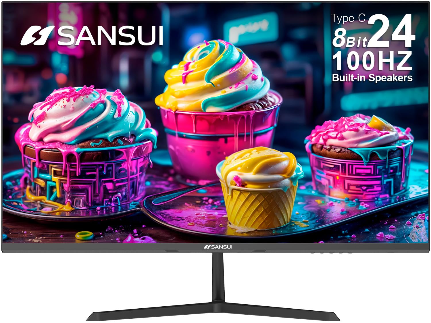 Foto 1 | Monitor Sansui Es-24f2c Usb Tipo C, 24 Pulgadas, 100 Hz, Fhd - Venta Internacional.