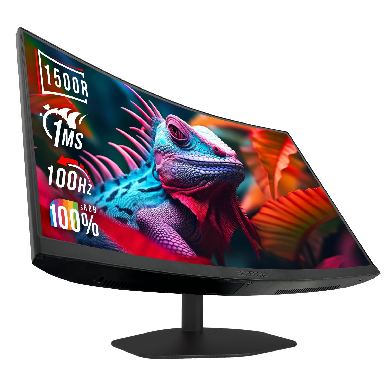 Foto 2 pulgar | Monitor Sceptre Curved Gaming De 27 Pulgadas, 1500 R, 100 Hz, 1 Ms, 100% Srgb - Venta Internacional.