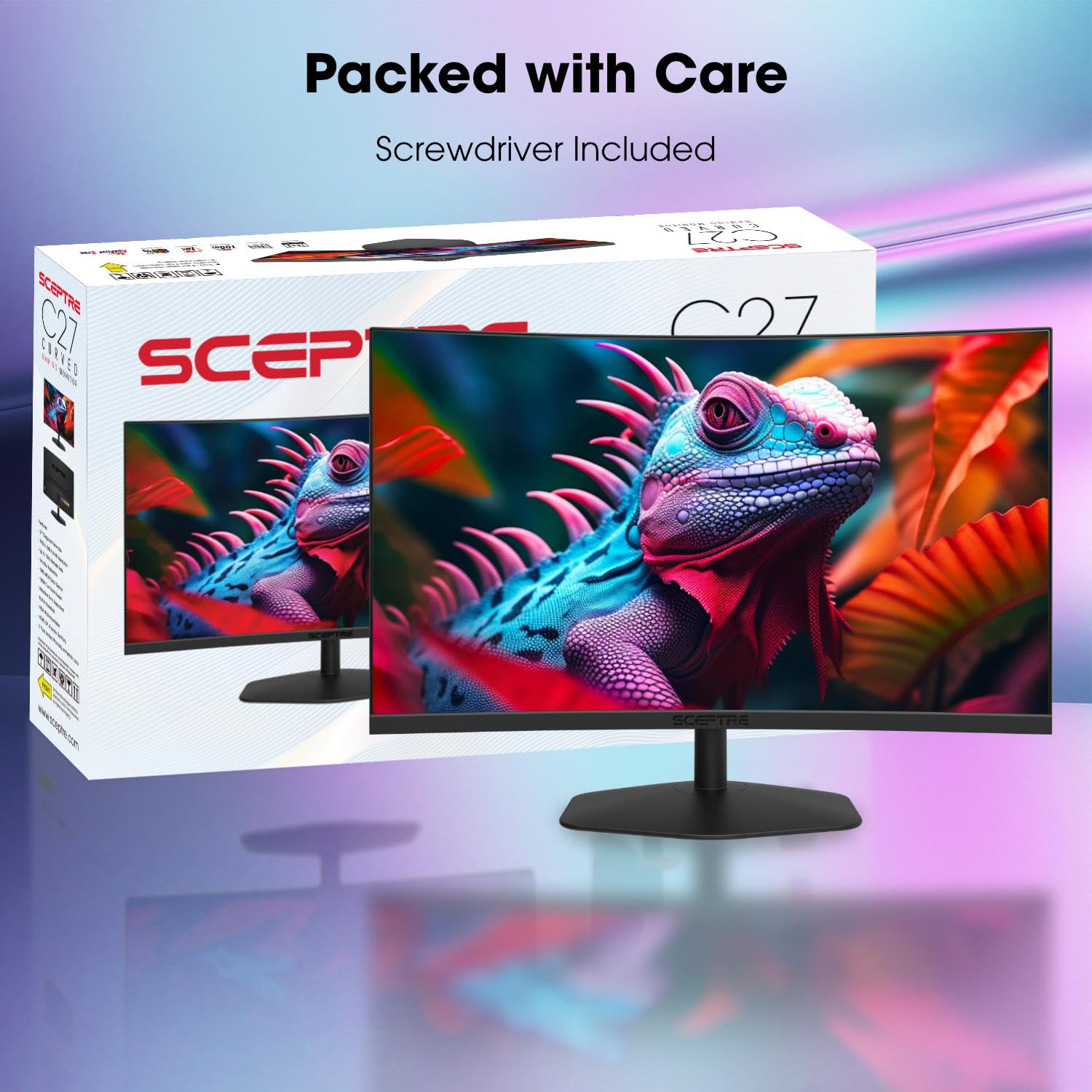 Foto 3 pulgar | Monitor Sceptre Curved Gaming De 27 Pulgadas, 1500 R, 100 Hz, 1 Ms, 100% Srgb - Venta Internacional.