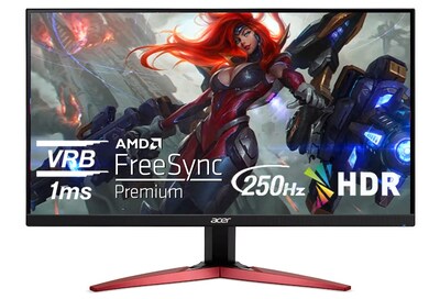 Foto 1 | Monitor Acer Nitro Kg251q Zbiip 24,5 Pulgadas Fhd 1920 X 1080 250 Hz - Venta Internacional.