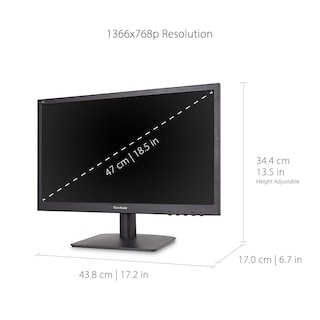 Foto 3 | Monitor Viewsonic Va1903h 19'' Wxga 1366x768p Hdmi Negro - Venta Internacional.