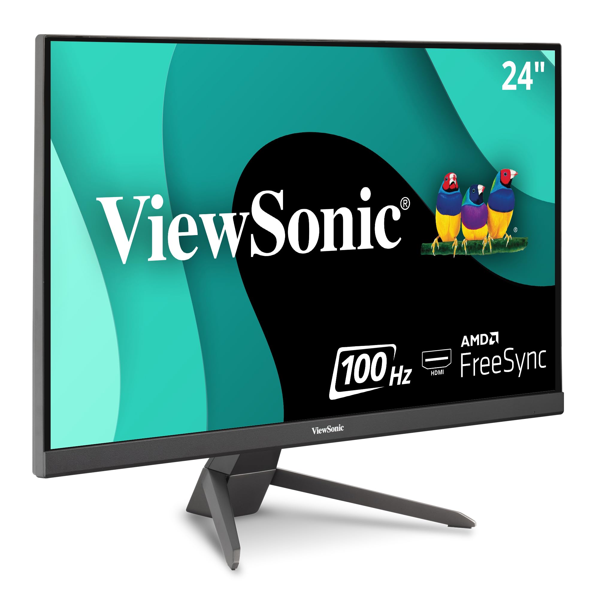 Monitor Para Videojuegos Viewsonic Vx2467-mhd De 24 Pulgadas, 1080p, 100 Hz, 1 Ms - Venta Internacional.