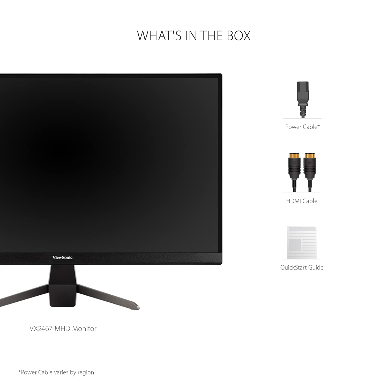 Foto 7 pulgar | Monitor Para Videojuegos Viewsonic Vx2467-mhd De 24 Pulgadas, 1080p, 100 Hz, 1 Ms - Venta Internacional.