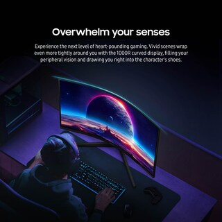 Foto 5 | Monitor Samsung Odyssey Serie G55c Ls27cg552enxza De 27 Pulgadas Qhd - Venta Internacional.