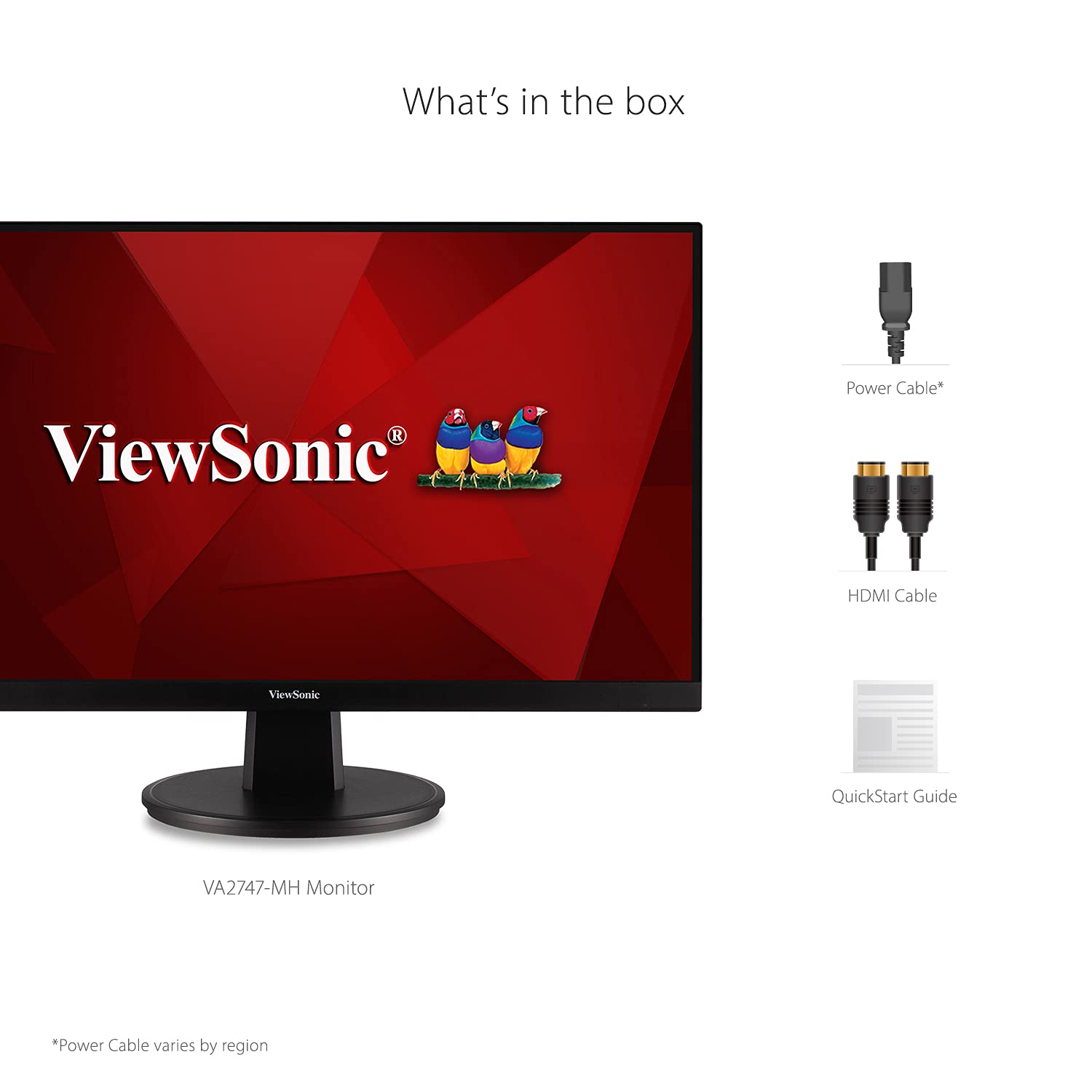 Foto 7 | Monitor Viewsonic Va2747-mh De 27'' Full Hd 1080p 100 Hz - Venta Internacional.