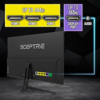 Foto 5 | Monitor Led Sceptre Gaming De 27 Pulgadas, Fhd, 1080p, Ips, 165 Hz, 1 Ms - Venta Internacional.