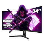 Monitor Para Juegos Crua Ultrawide Wqhd De 34 Pulgadas 144 Hz/165 Hz 1500r - Venta Internacional.