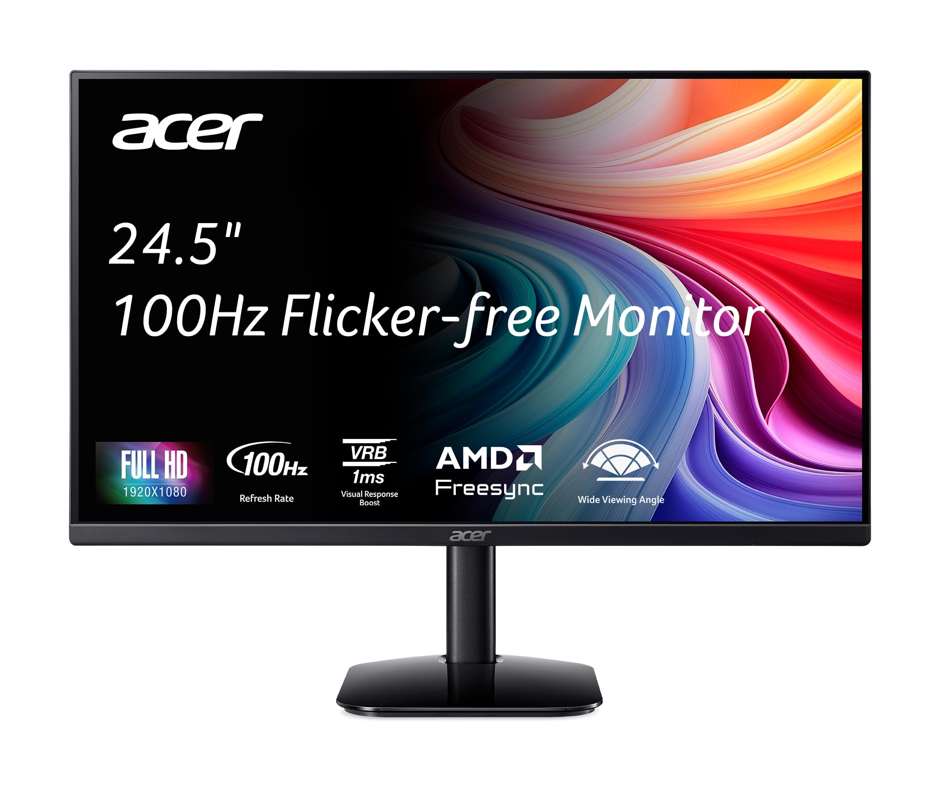 Foto 2 pulgar | Monitor Acer Kb252q E0bi 24,5 Pulgadas Ips Full Hd 100 Hz Amd Freesync - Venta Internacional.