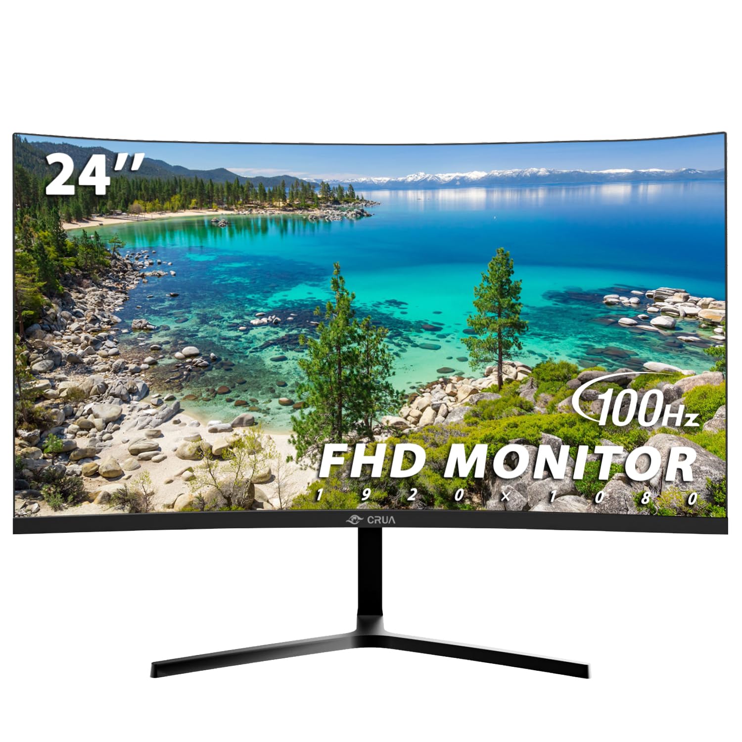 Foto 2 pulgar | Monitor Crua 24 Fhd Curvo (1920 X 1080) 2800r 100 Hz 24 Pulgadas - Venta Internacional.