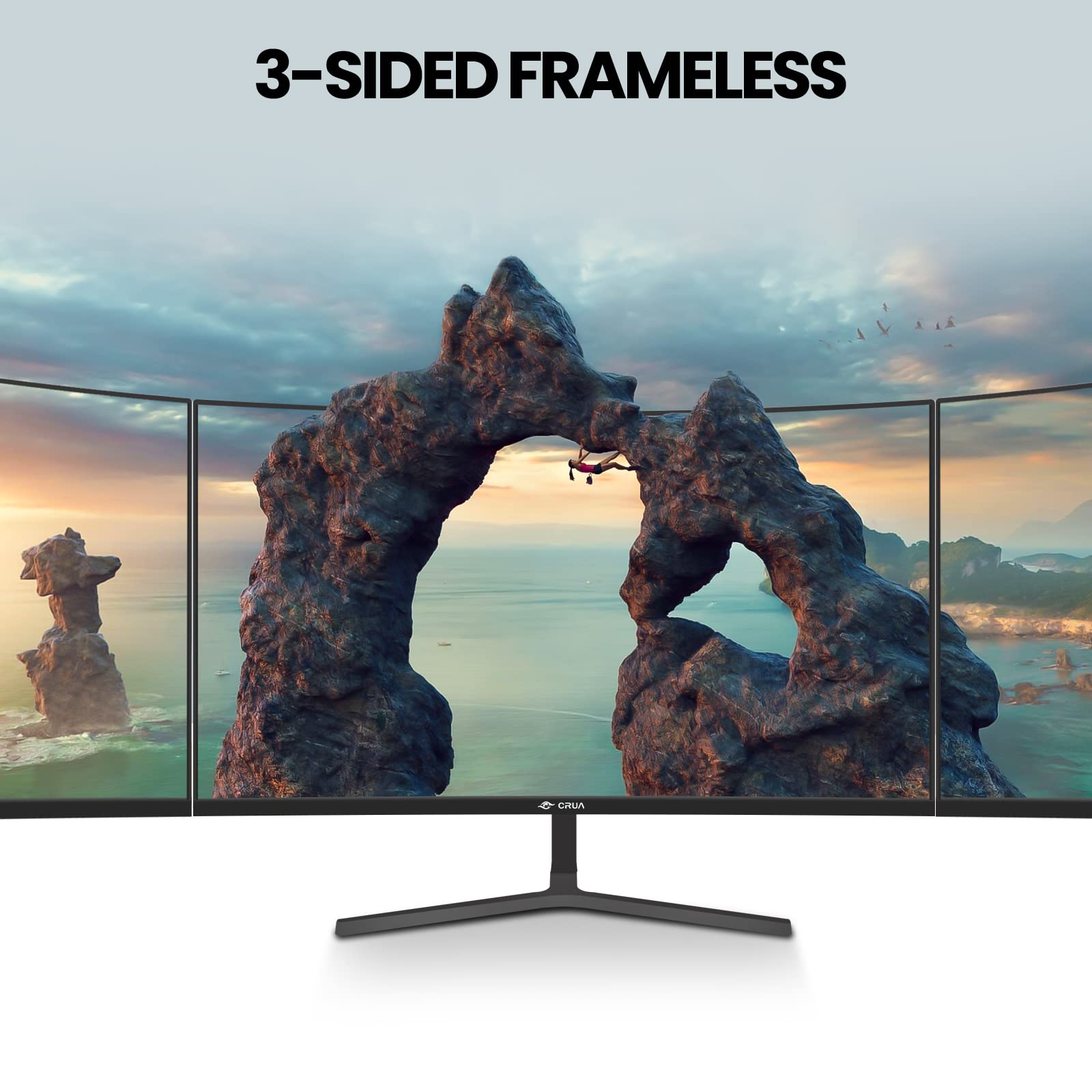 Foto 5 | Monitor Crua 24 Fhd Curvo (1920 X 1080) 2800r 100 Hz 24 Pulgadas - Venta Internacional.