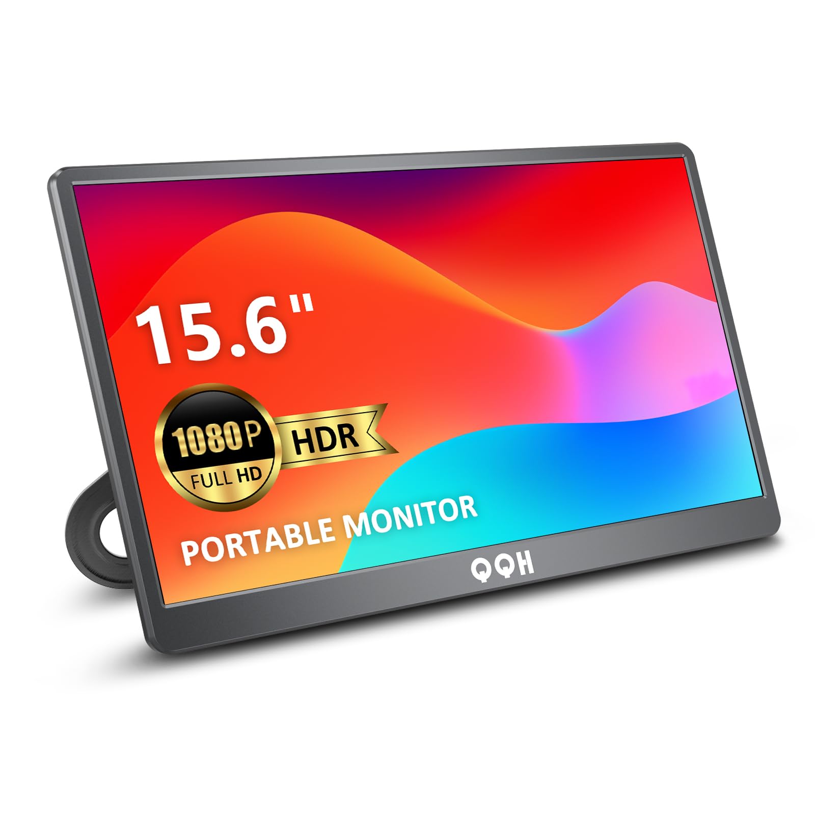 Monitor Portátil Qqh 15.6 Fhd 1080p Ips Con Hdr Para Portátil - Venta Internacional.