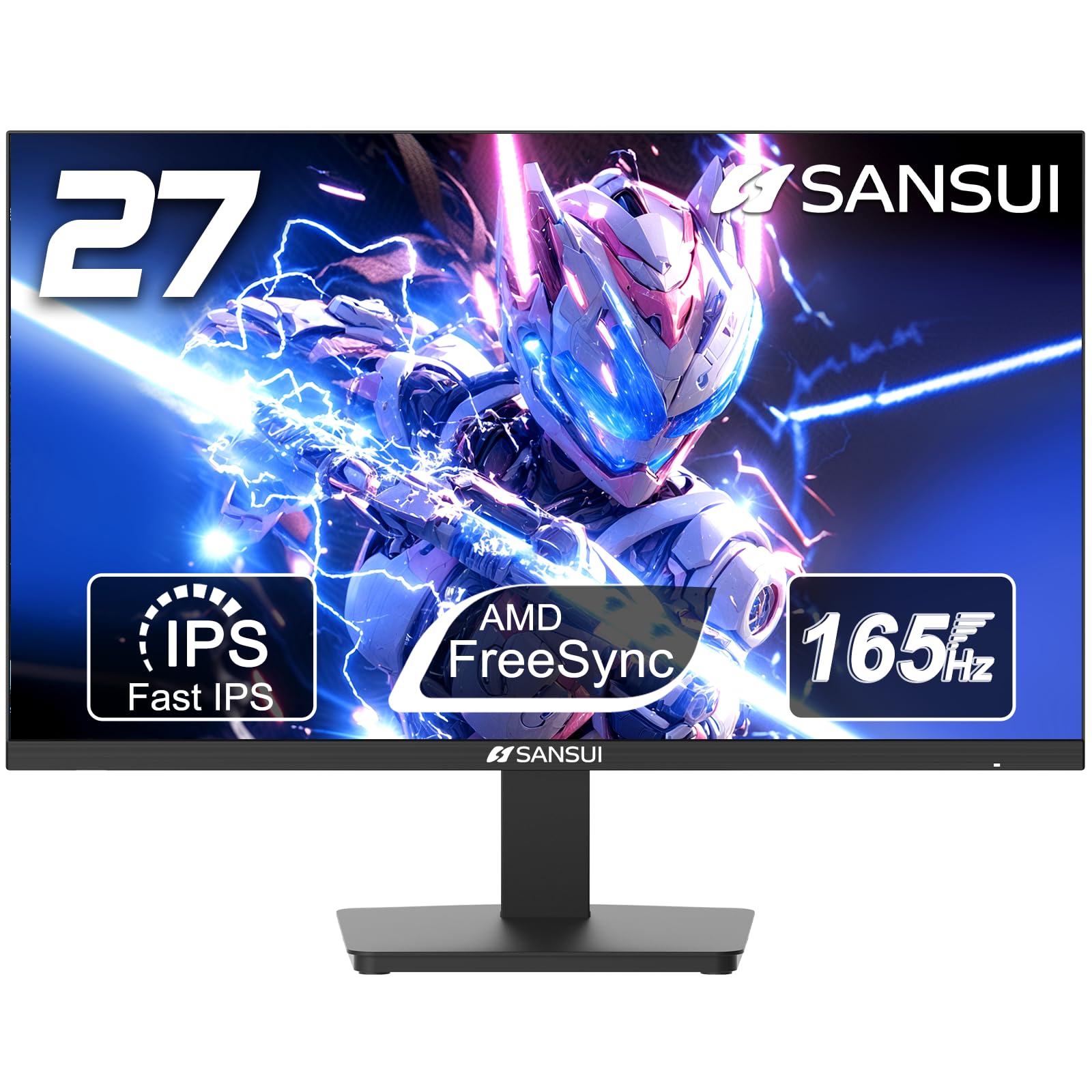 Foto 2 pulgar | Monitor Sansui Gaming De 27 Pulgadas, 165 Hz, 1 Ms, Fhd 1080p - Venta Internacional.