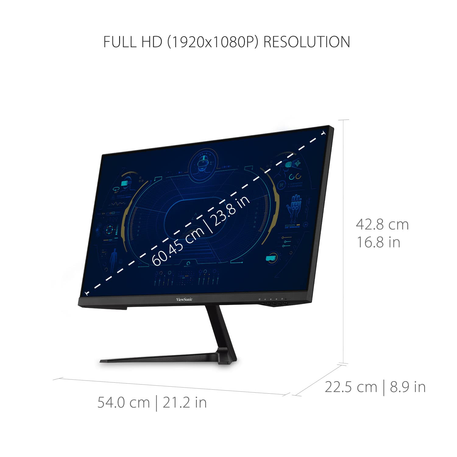 Foto 4 pulgar | Monitor Para Videojuegos Viewsonic Omni Vx2418-p-mhd 24'' 1080p 165hz - Venta Internacional.