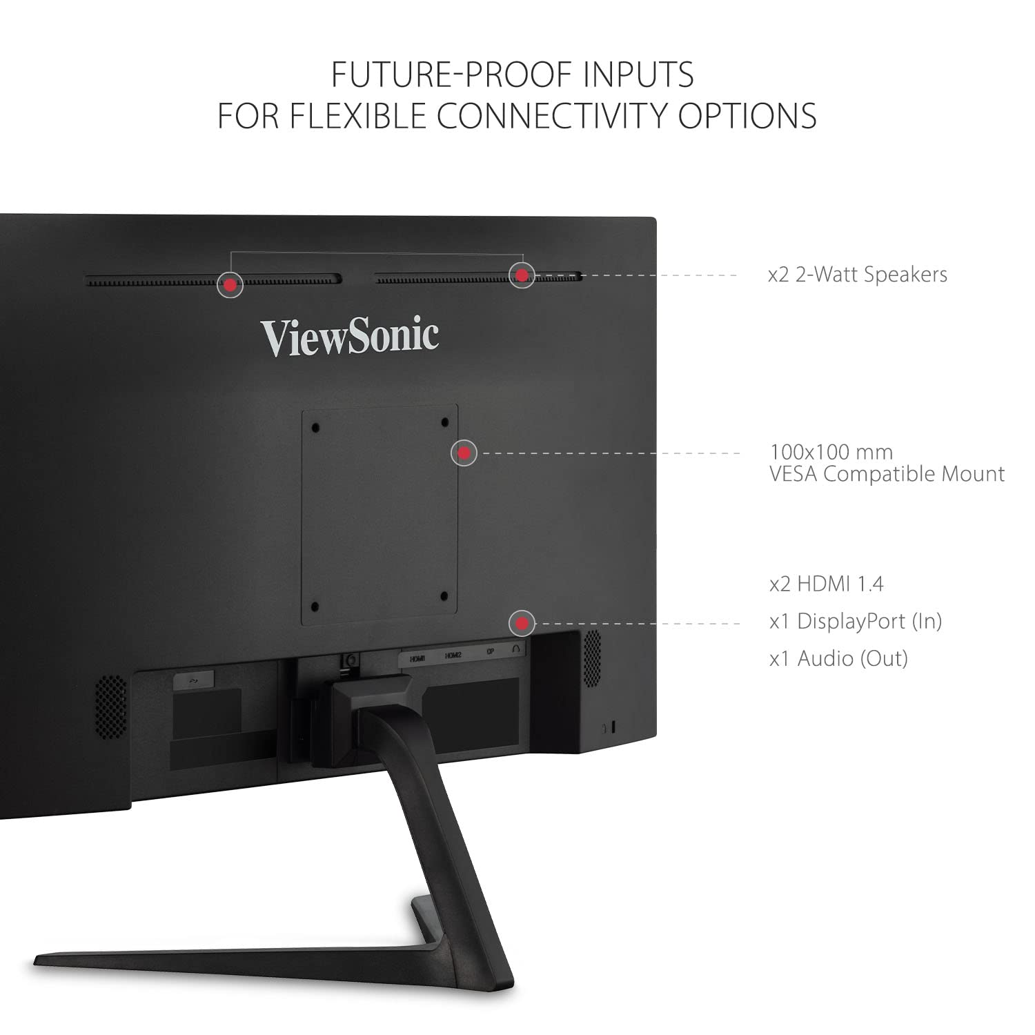 Foto 4 | Monitor Para Videojuegos Viewsonic Omni Vx2418-p-mhd 24'' 1080p 165hz - Venta Internacional.