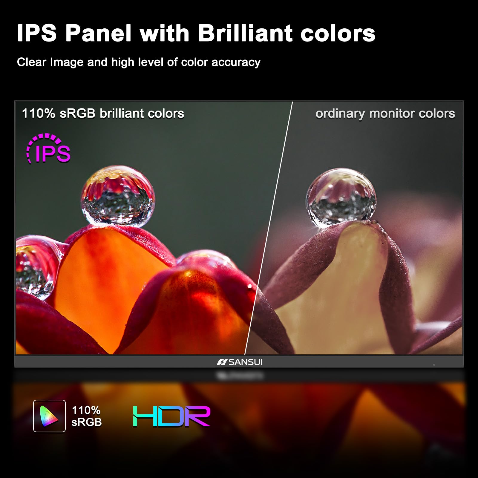 Foto 5 pulgar | Monitor Sansui Ips Fhd 1080p Hdr 75 Hz 1 Ms Con Altavoz De 24 Pulgadas - Venta Internacional.