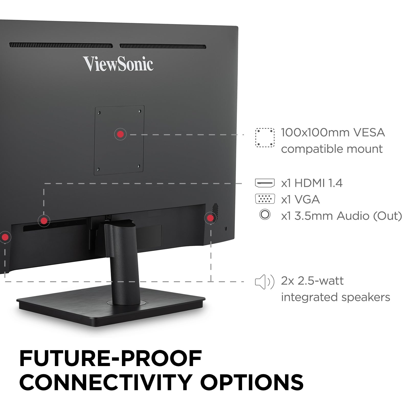 Foto 6 pulgar | Monitor Viewsonic Va3209m Ips Full Hd 1080p 75 Hz De 32 Pulgadas - Venta Internacional.