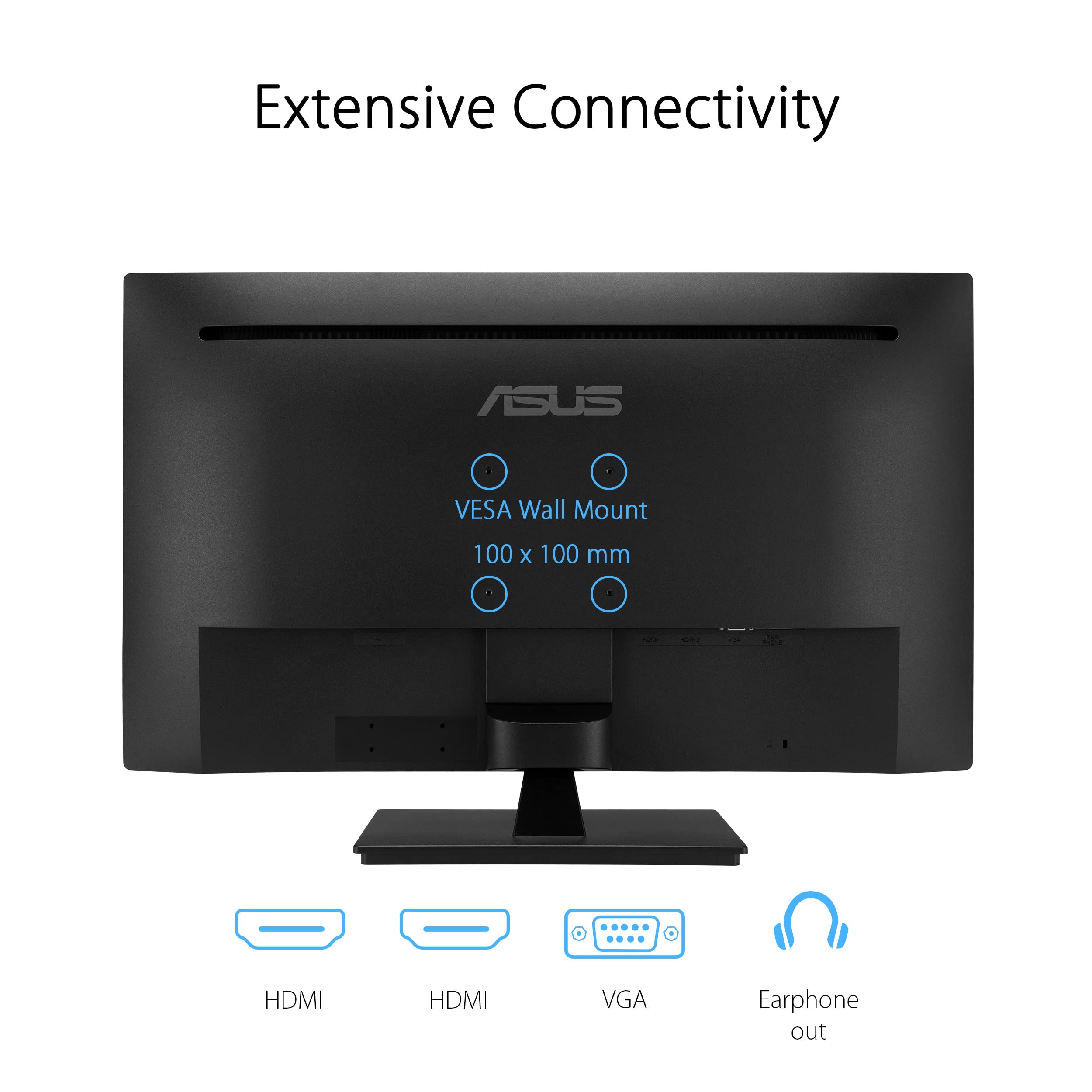 Foto 7 pulgar | Monitor Asus Va329he De 31.5'' Full Hd 75 Hz Ips Hdmi Vga Negro - Venta Internacional.