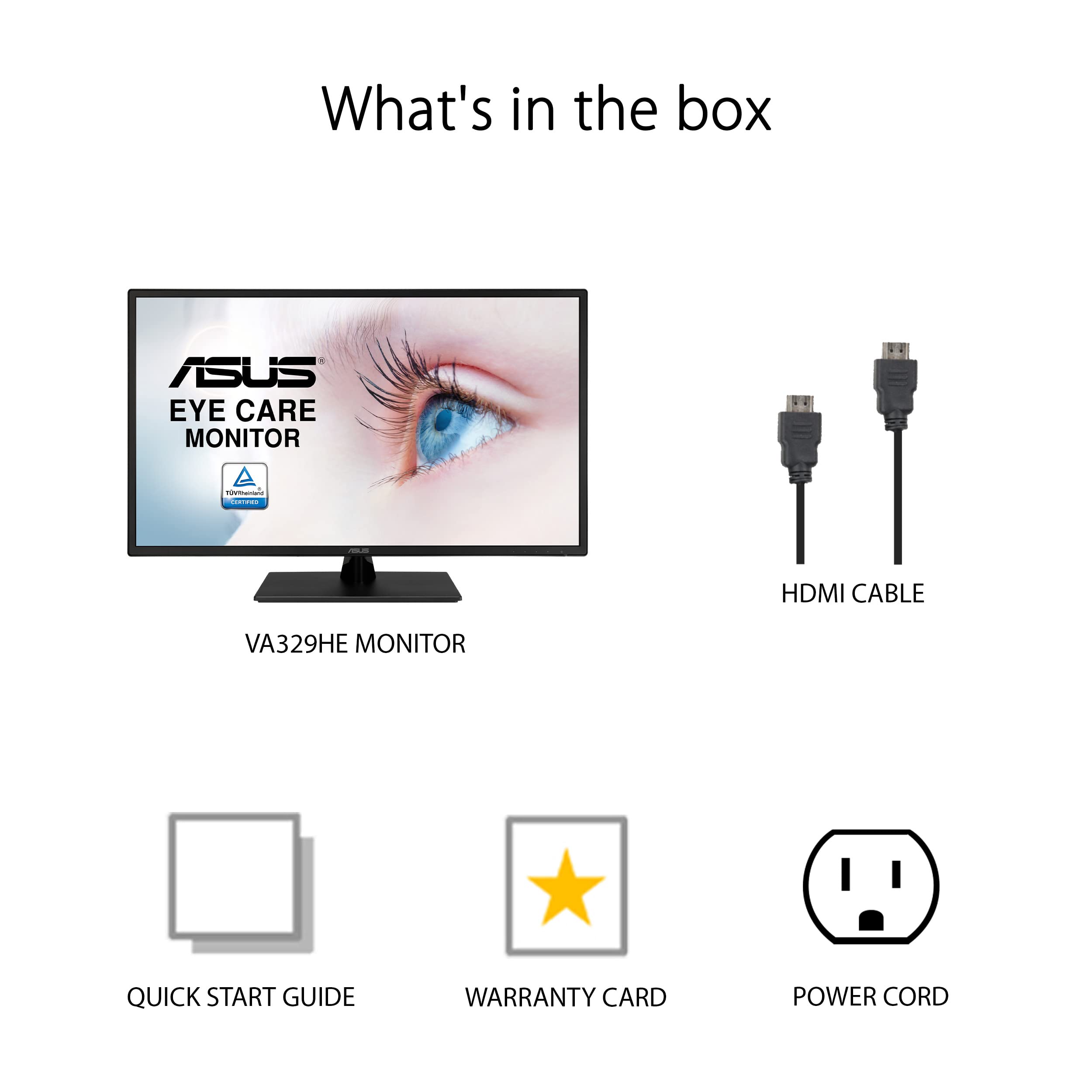 Foto 8 pulgar | Monitor Asus Va329he De 31.5'' Full Hd 75 Hz Ips Hdmi Vga Negro - Venta Internacional.