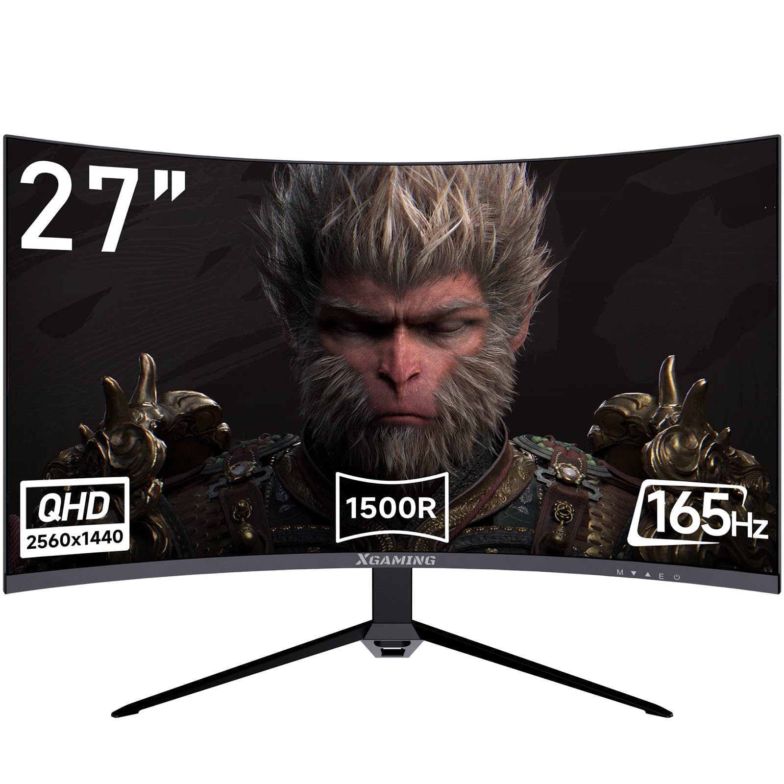 Monitor Memzuoix Qhd Curvo De 27 Pulgadas 2560 X 1440 165 Hz - Venta Internacional.