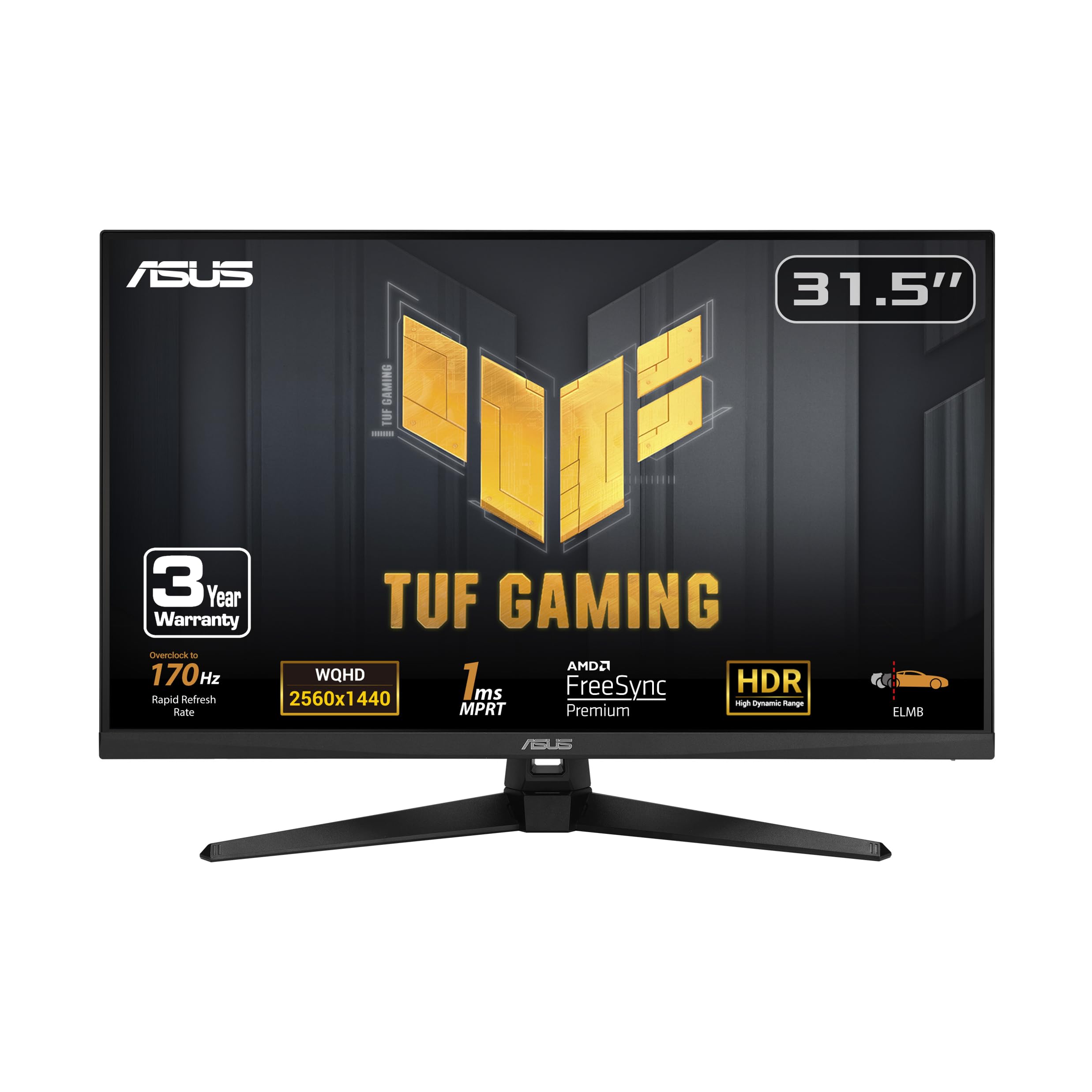 Foto 2 pulgar | Monitor Asus Tuf Gaming Vg32aqa1a, 31,5 Pulgadas, Qhd, 170 Hz, Hdr - Venta Internacional.