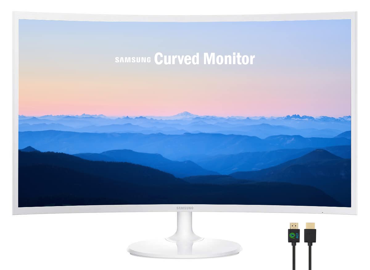 Monitor De Ordenador Samsung 27'' Curvo 1080p Full Hd Blanco - Venta Internacional.