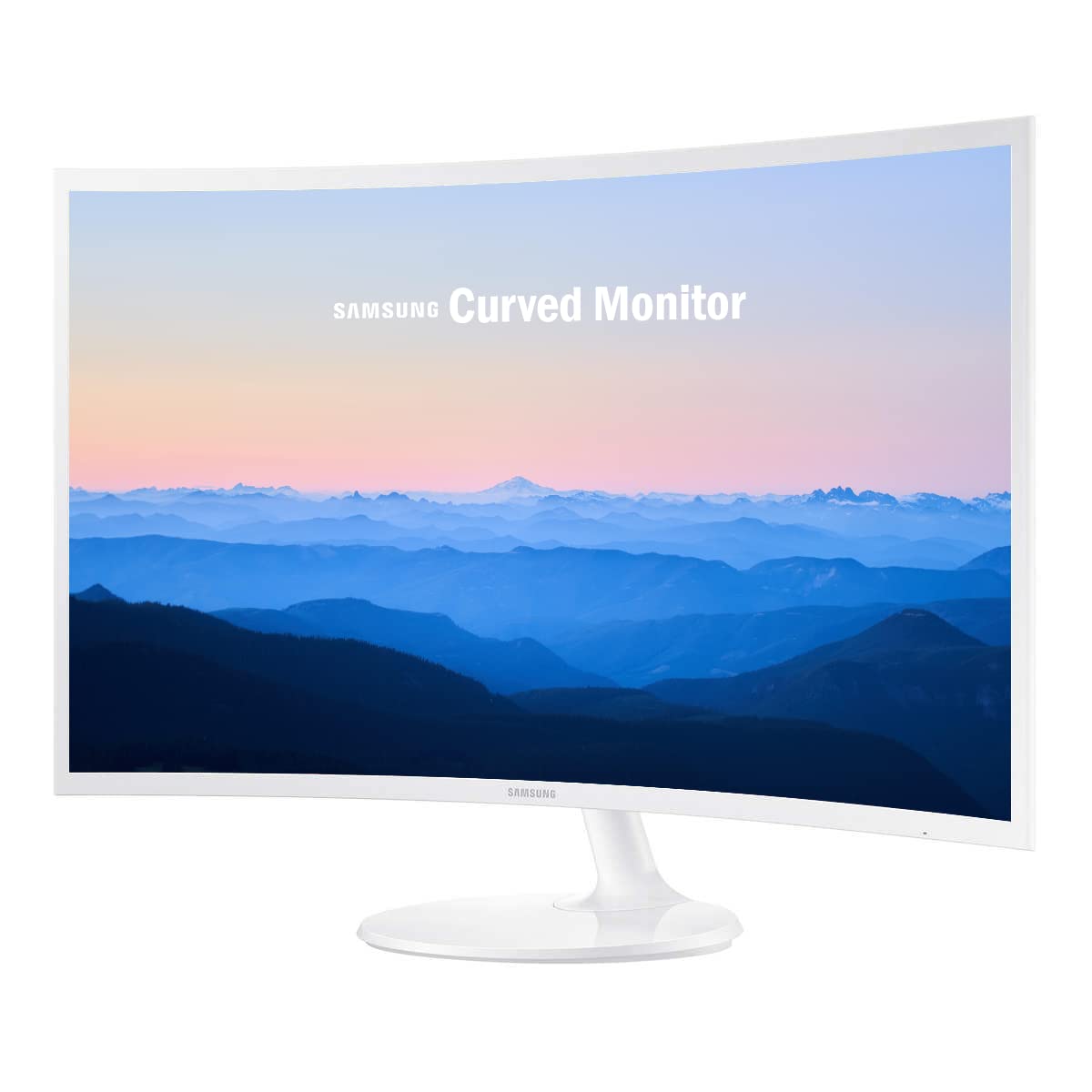 Foto 7 pulgar | Monitor De Ordenador Samsung 27'' Curvo 1080p Full Hd Blanco - Venta Internacional.