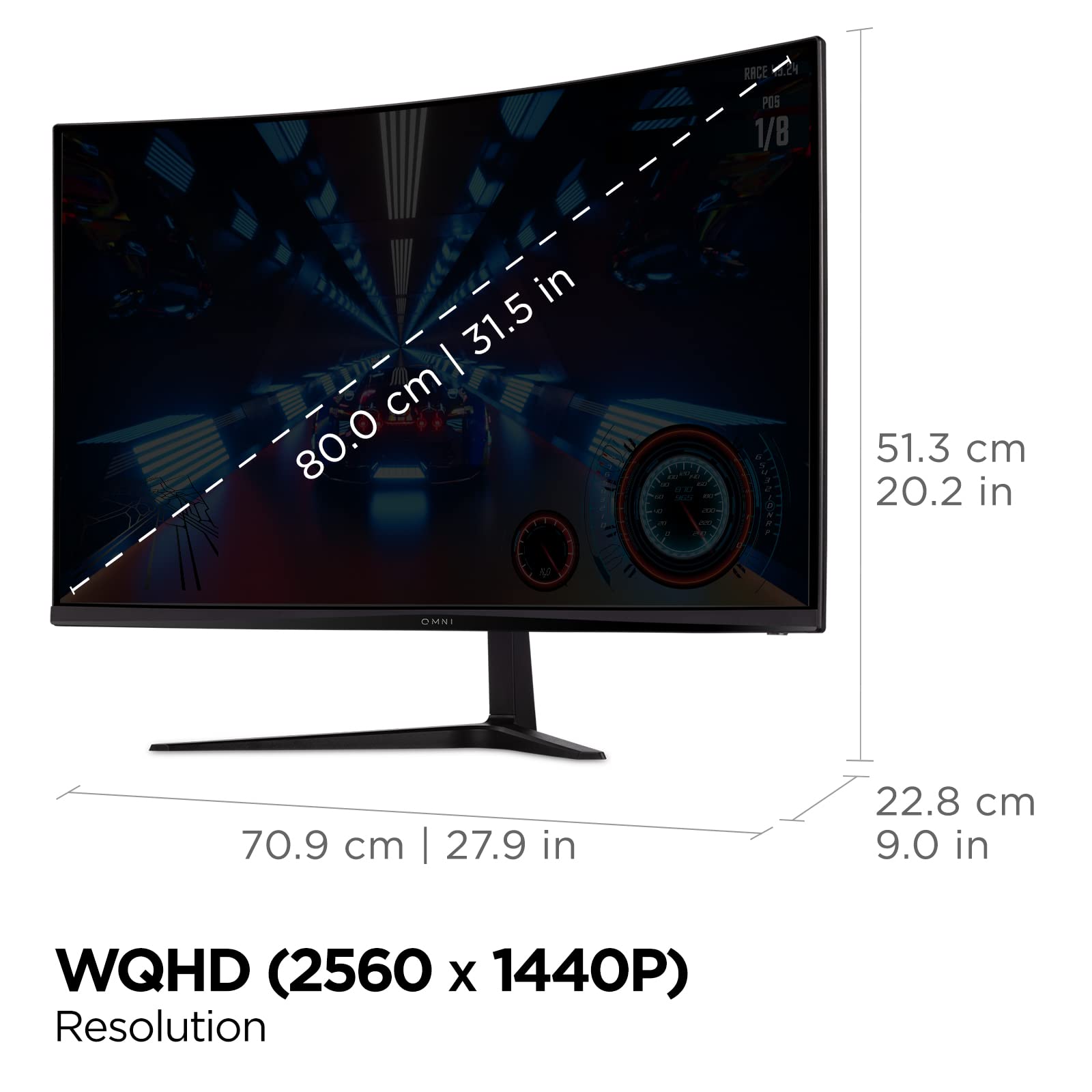 Foto 5 pulgar | Monitor Para Videojuegos Viewsonic Omni Vx3218c-2k 32'' Curvo 165 Hz - Venta Internacional.