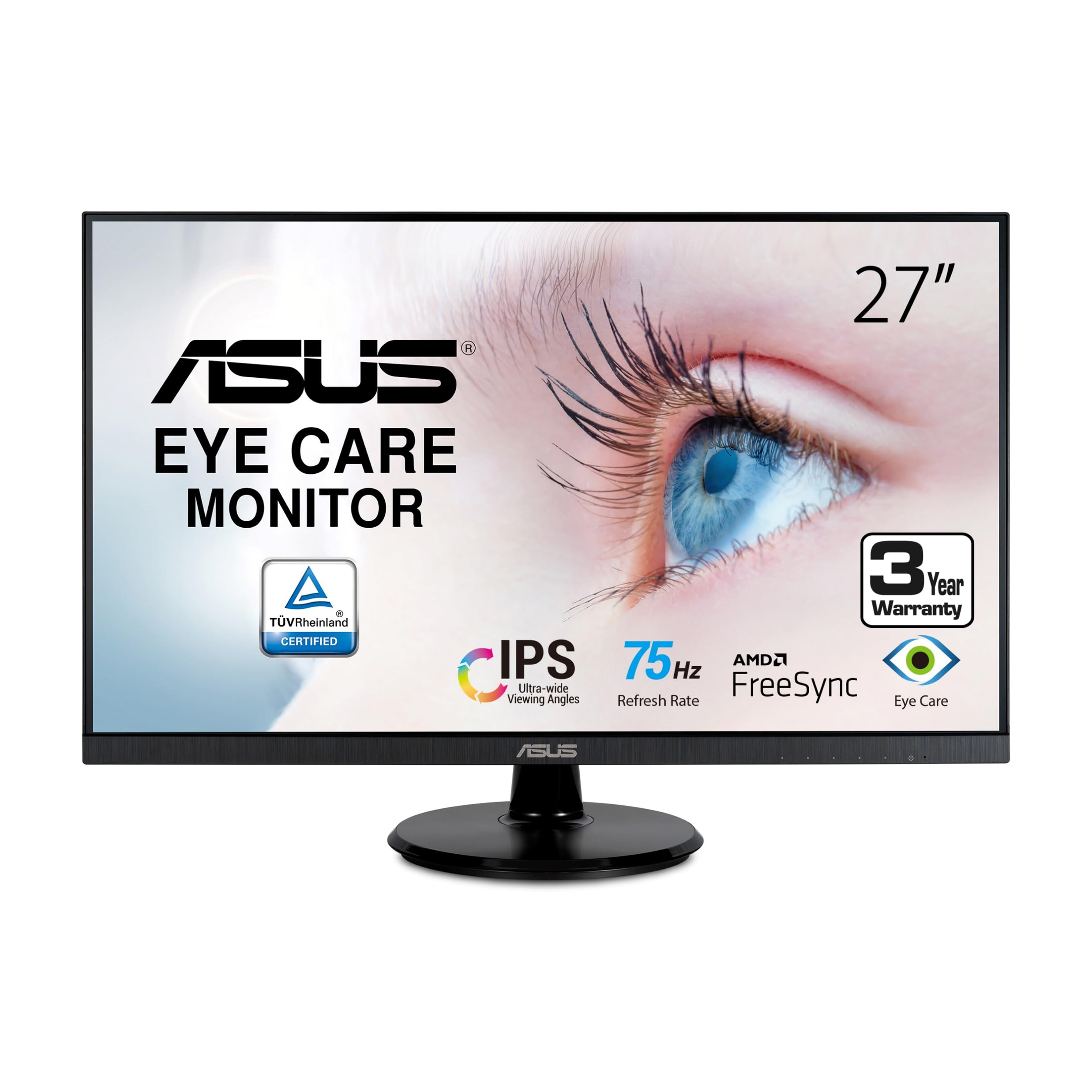 Foto 2 pulgar | Monitor Asus Va27dq De 27 Pulgadas, Full Hd, 75 Hz, Ips Hdmi/vga/dp - Venta Internacional.