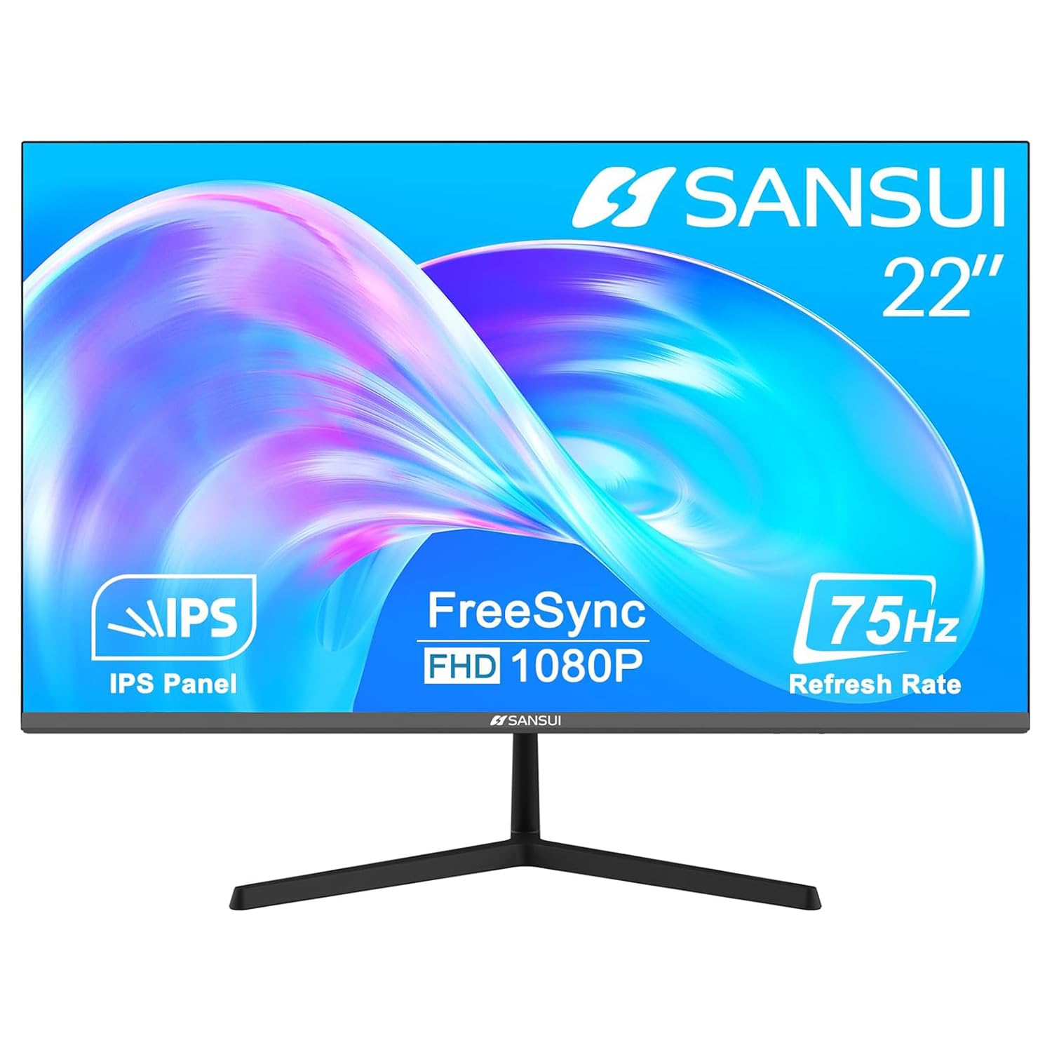 Monitor De Ordenador Sansui Es-22x3 22'' Ips Fhd 1080p 75hz - Venta Internacional.