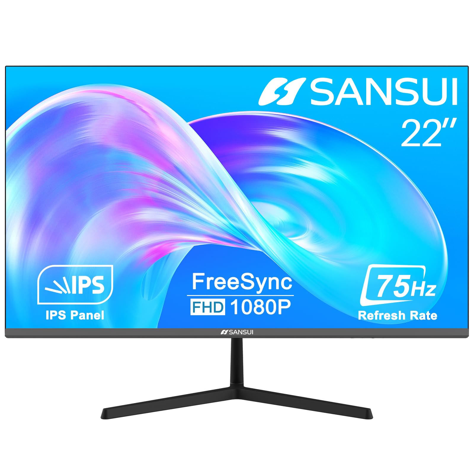 Pantalla Sansui Ips 75 de 22" Hdmi-Venta Internacional
