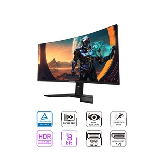 Foto 2 | Monitor Gigabyte Gs34wqc De 34 Pulgadas Va Curvo Wqhd 3440 X 1440 - Venta Internacional.