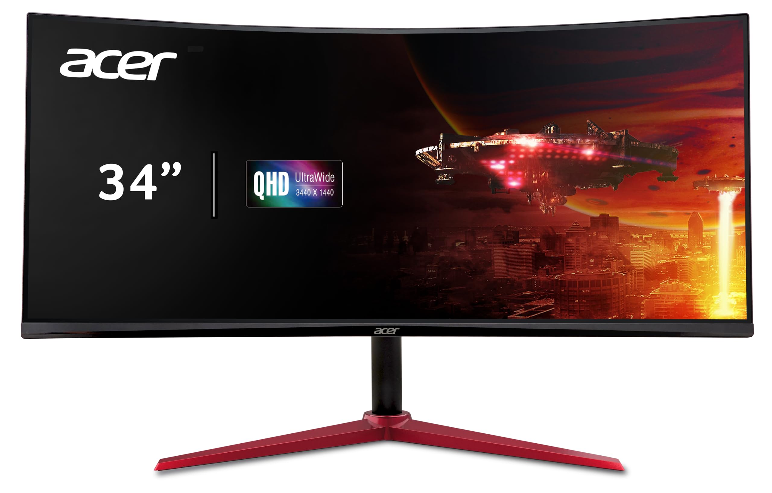 Foto 2 pulgar | Monitor Acer Nitro Xz342cu Vbmiiphx 34 Pulgadas Uwqhd 180 Hz - Venta Internacional.