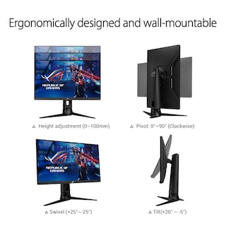 Foto 5 | Monitor Asus Rog Strix Xg249cm De 23,8 Pulgadas 1080p Hdr 270 Hz - Venta Internacional.