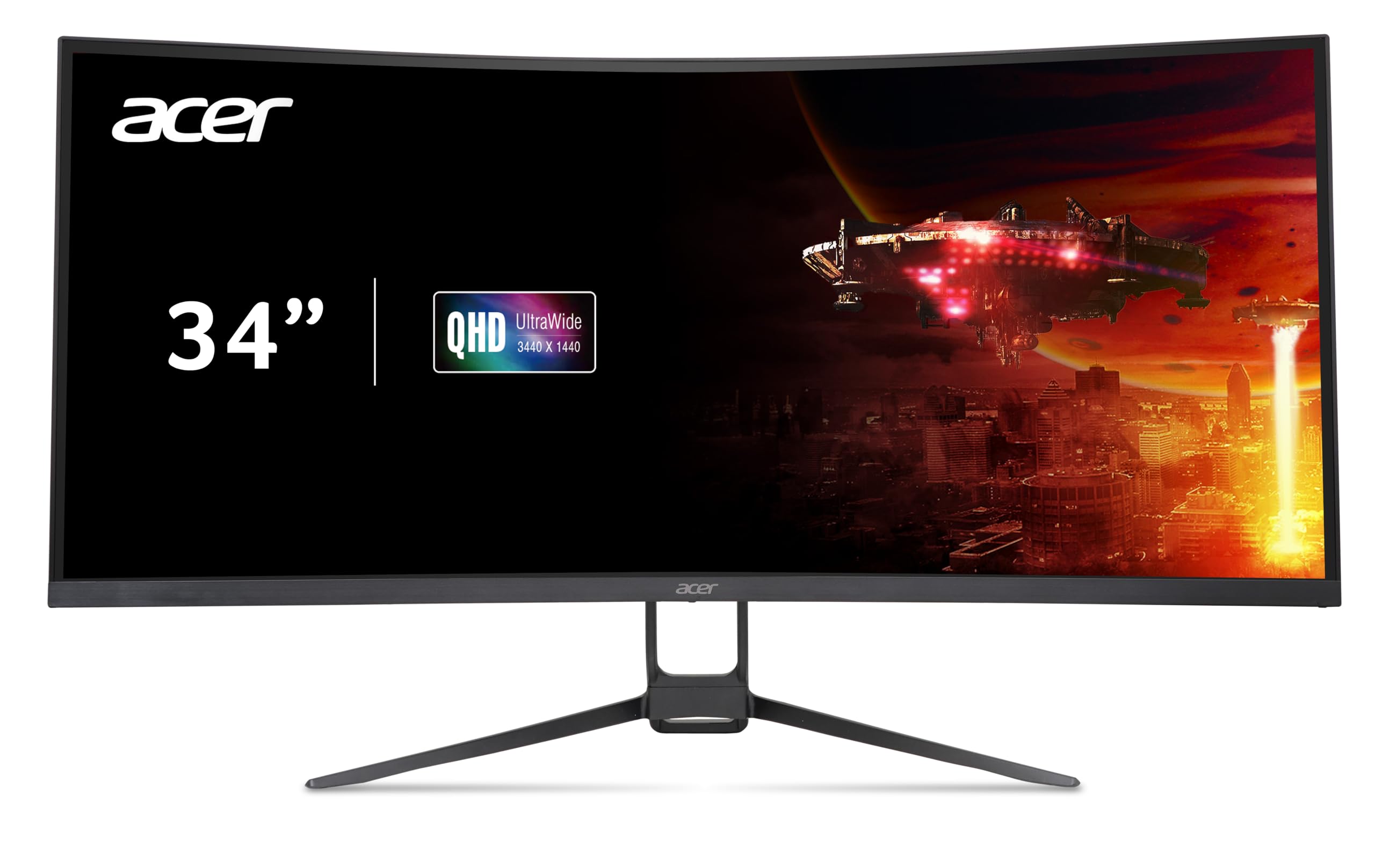 Foto 2 pulgar | Monitor Acer Nitro 34 Uwqhd 3440 X 1440 1000r Curvo - Venta Internacional.