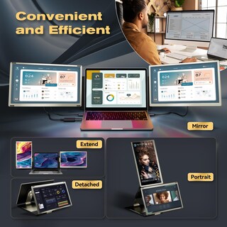 Foto 4 | Extensor De Pantalla Para Portátil Teamgee S6 15.6'' Fhd 1080p Ips 120% Srgb - Venta Internacional.