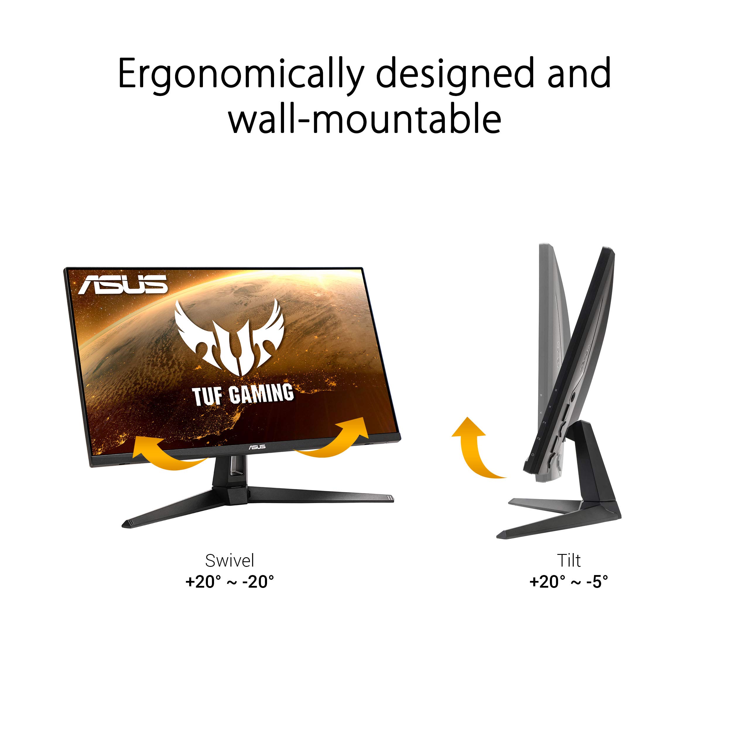 Foto 5 | Monitor Asus Tuf Gaming 27 2k Hdr (vg27aq1a) De 27 Pulgadas - Venta Internacional.