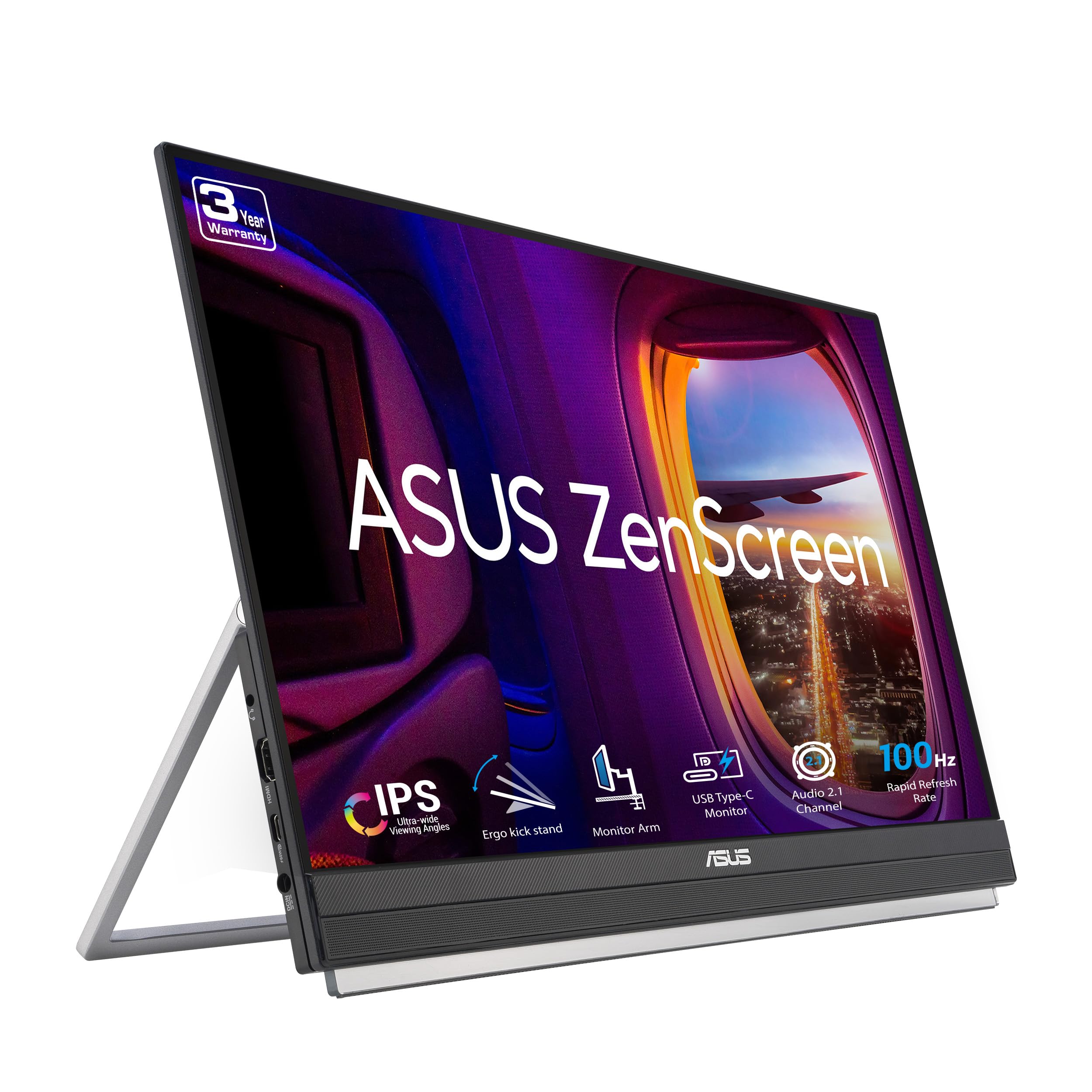 Foto 2 pulgar | Monitor Portátil Asus Zenscreen Mb229cf 22'' Full Hd Ips - Venta Internacional.