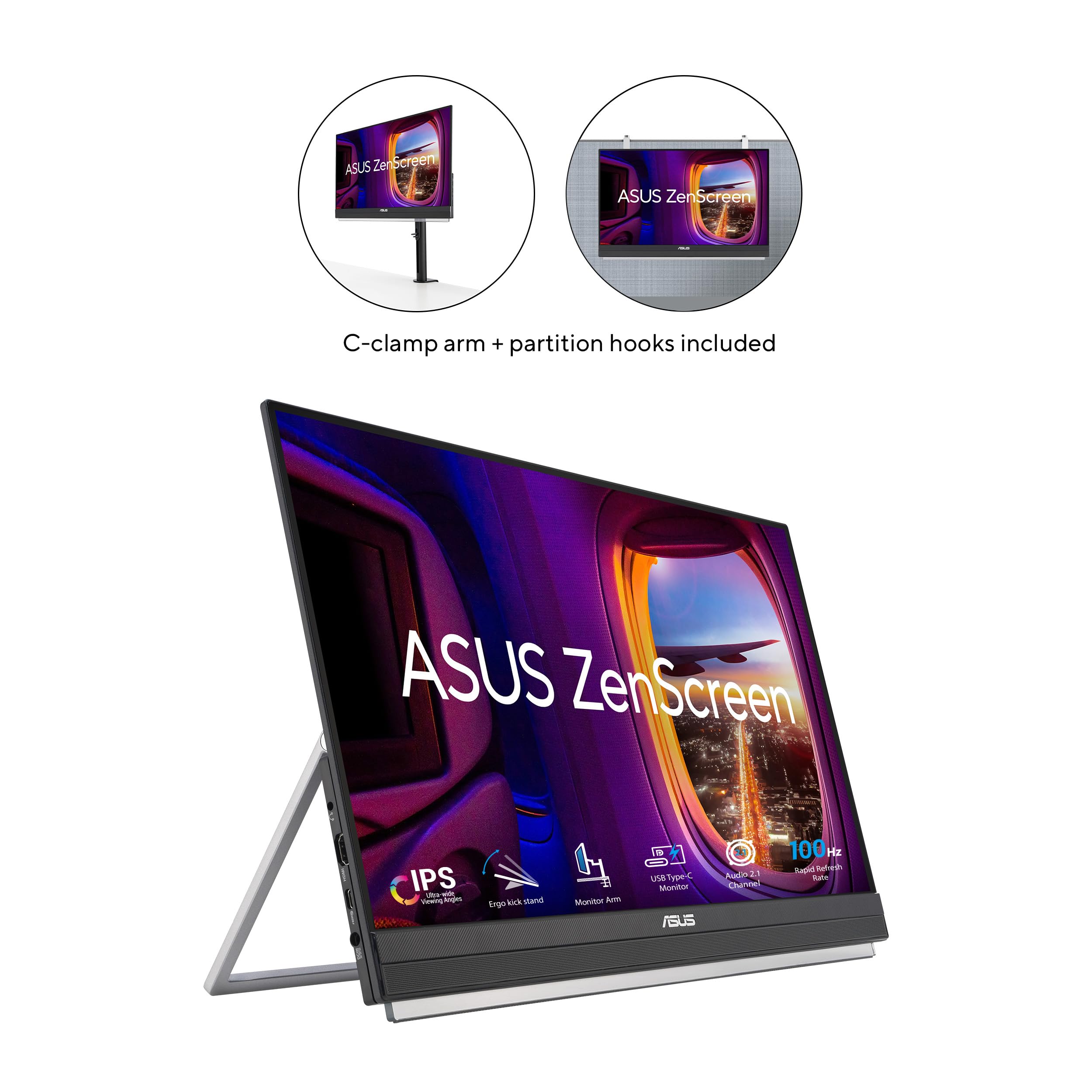 Foto 3 pulgar | Monitor Portátil Asus Zenscreen Mb229cf 22'' Full Hd Ips - Venta Internacional.