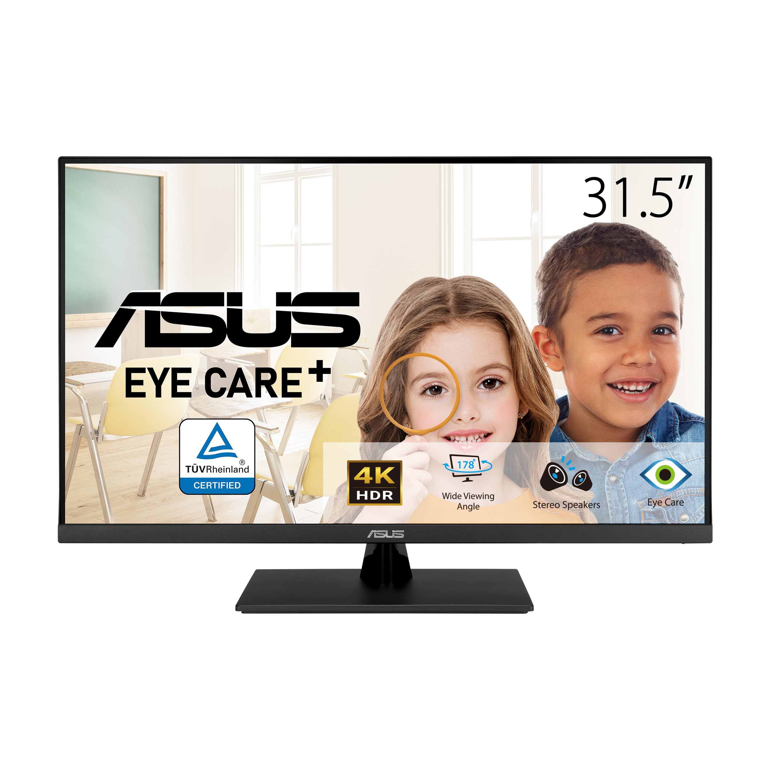 Foto 2 pulgar | Monitor Asus Vp327q Hdr-10 4k Uhd De 31,5 Pulgadas Con 99% De Srgb - Venta Internacional.