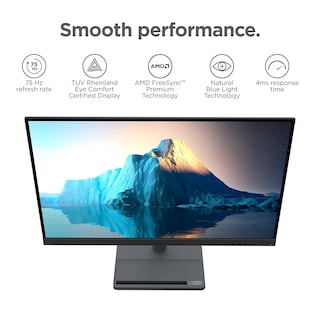 Foto 4 | Monitor Lenovo L27q-35-2022 27'' Qhd 75 Hz Amd Freesync Gris - Venta Internacional.