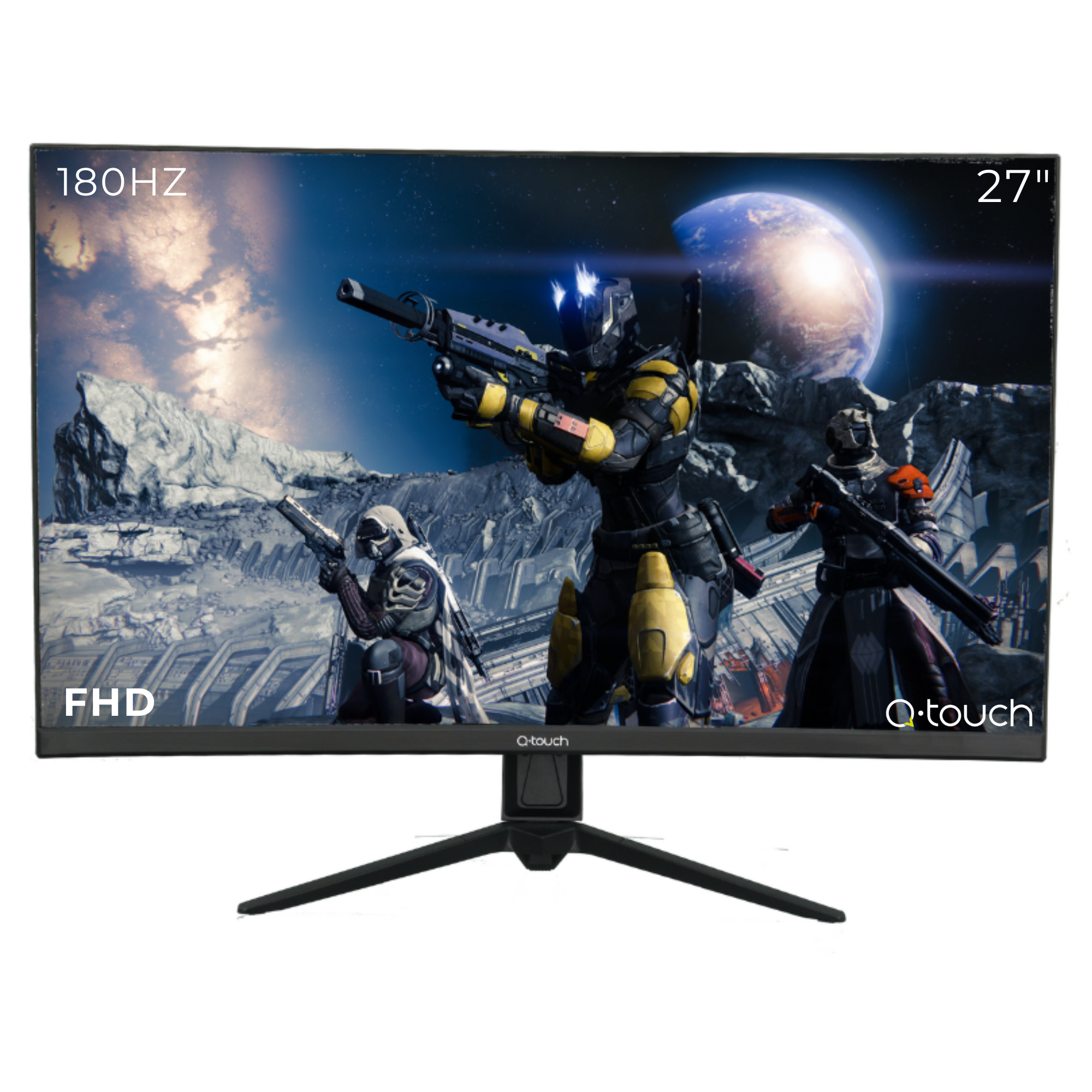 Foto 2 pulgar | Monitor Gamer Curvo Q-touch 27 Led 180hz Fhd 110-240v 25w