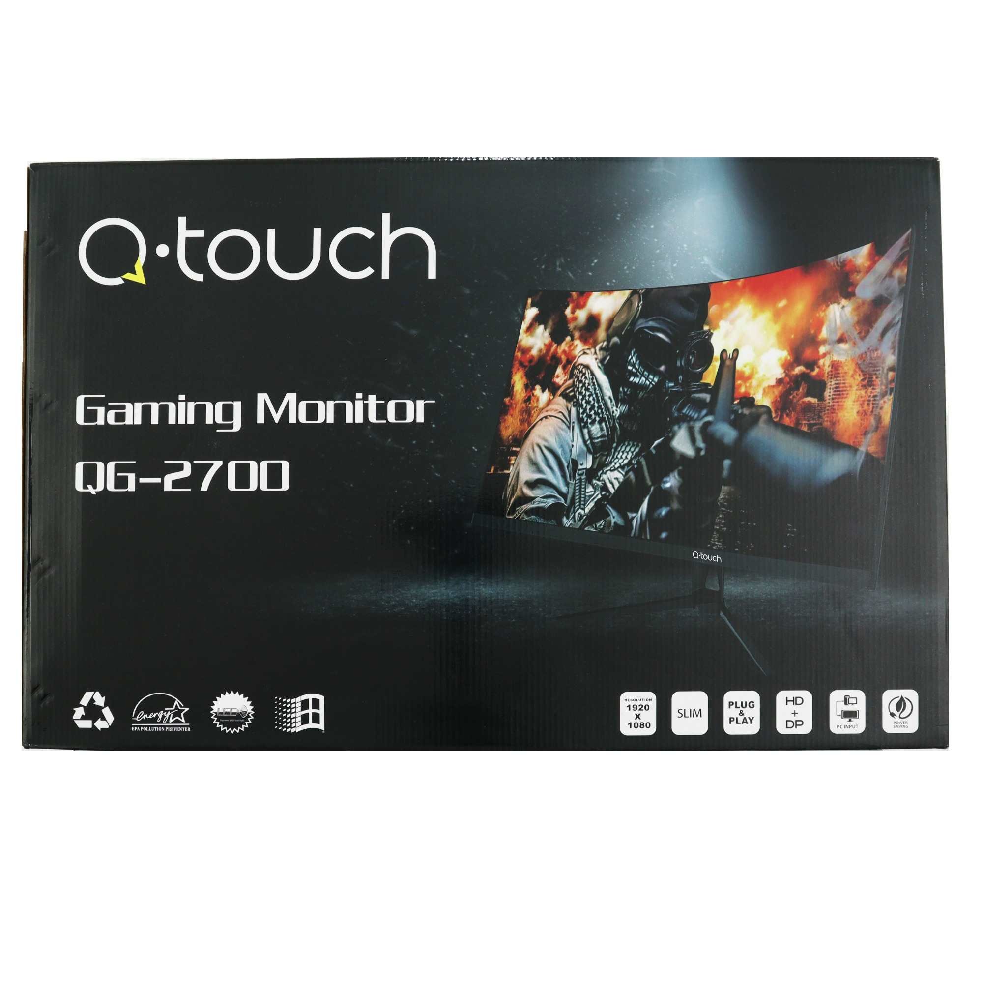 Foto 6 pulgar | Monitor Gamer Curvo Q-touch 27 Led 180hz Fhd 110-240v 25w