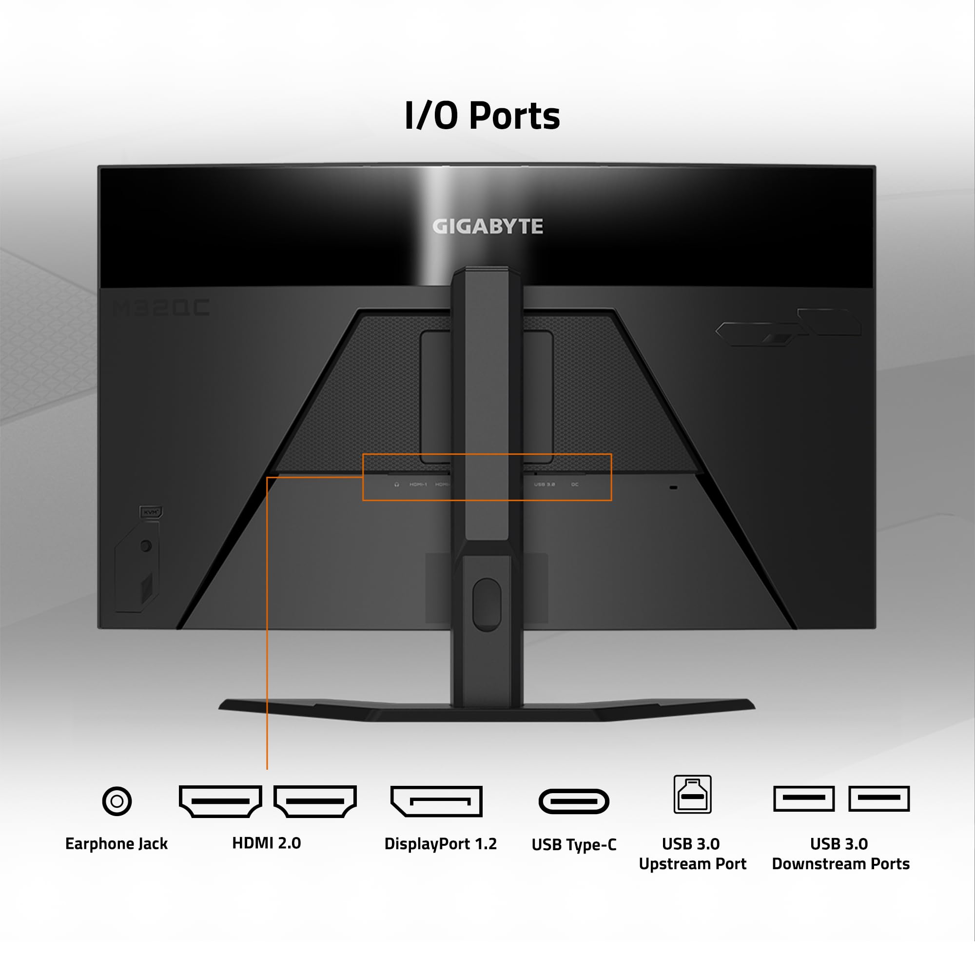 Foto 4 | Monitor Gigabyte M32qc 32 165 Hz 1440p Qhd 2560 X 1440 Va - Venta Internacional.