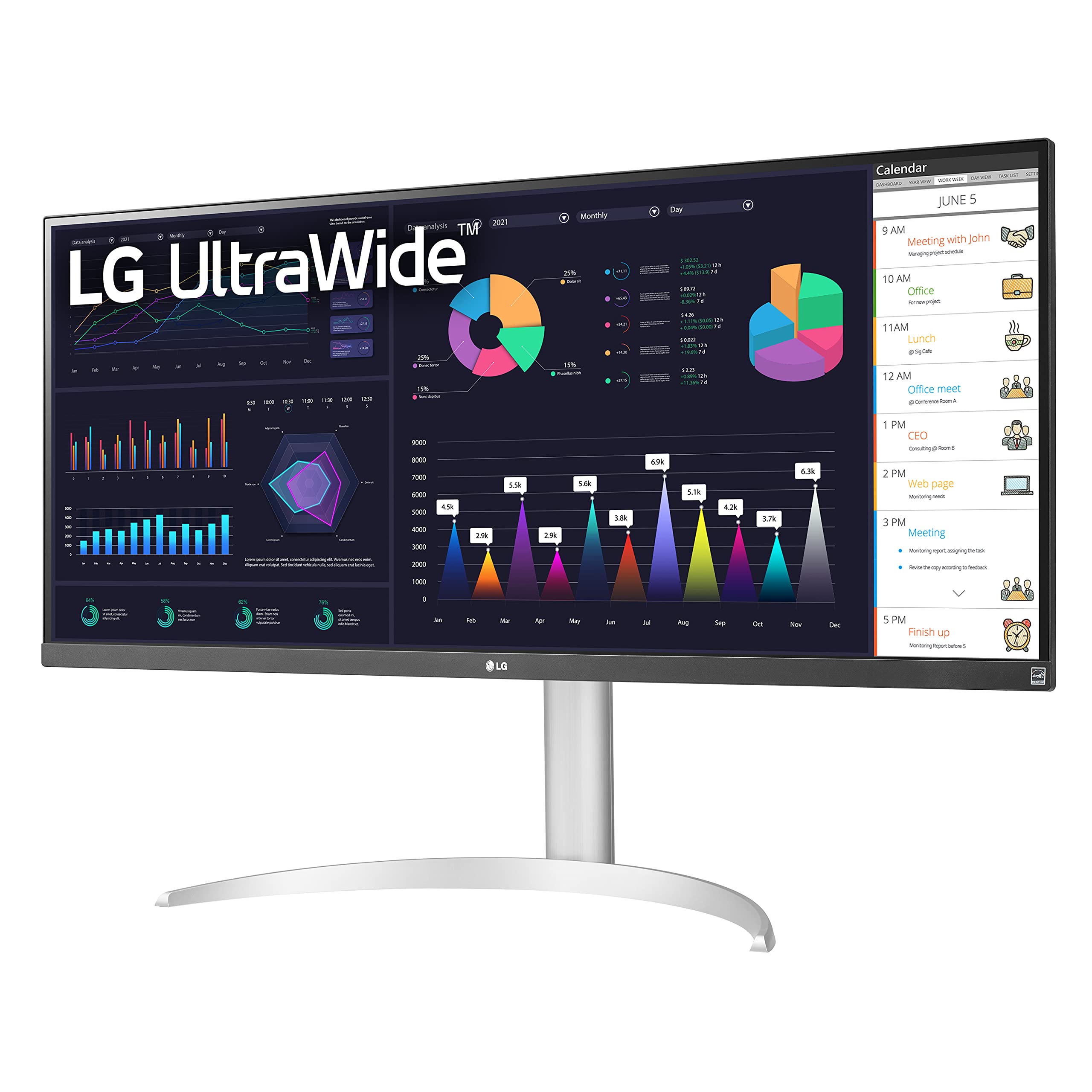 Foto 3 pulgar | Monitor Lg 34wq650-w Ips Ultrawide De 34 Pulgadas, Full Hd, 100 Hz - Venta Internacional.