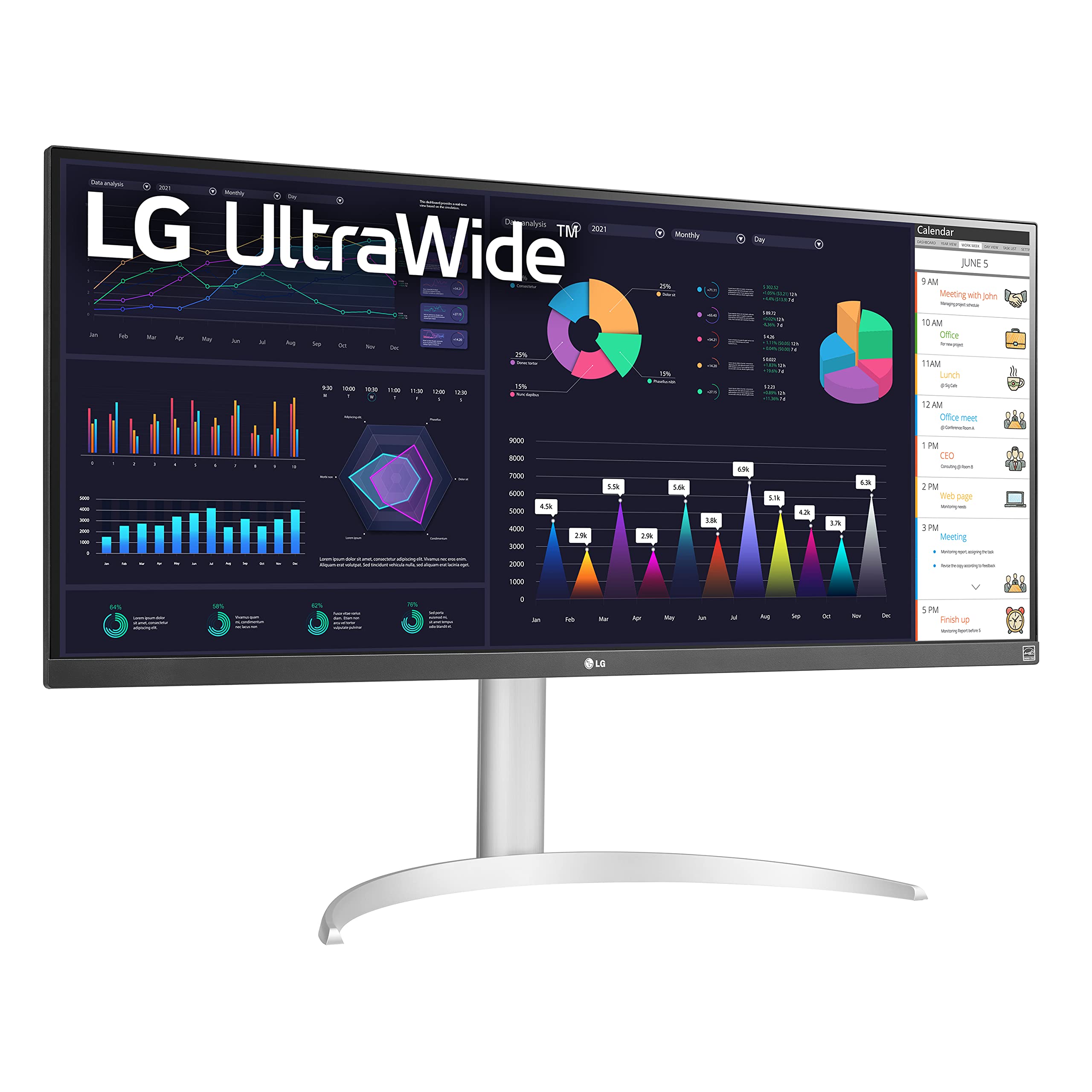 Foto 4 pulgar | Monitor Lg 34wq650-w Ips Ultrawide De 34 Pulgadas, Full Hd, 100 Hz - Venta Internacional.