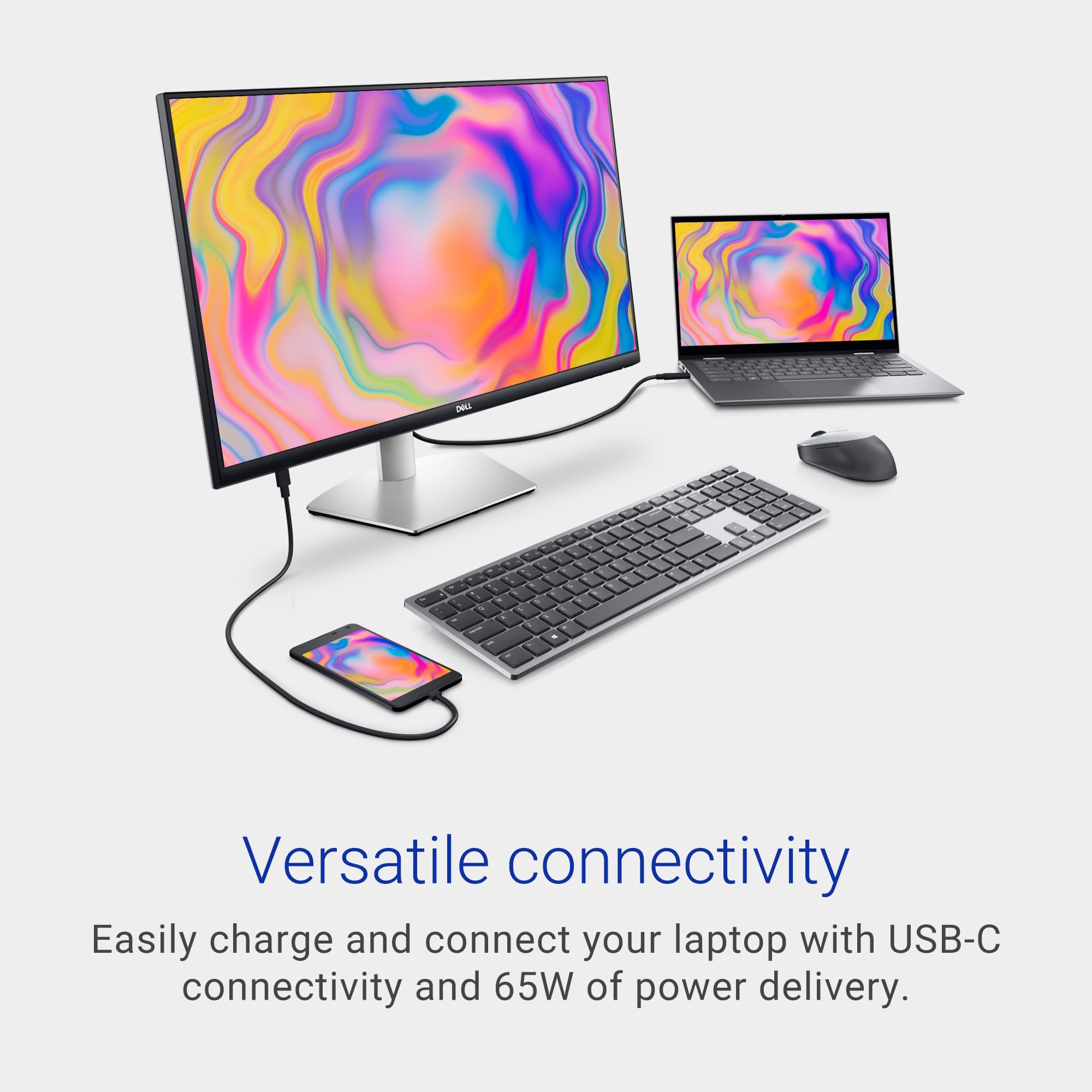 Foto 4 pulgar | Monitor Dell S2722qc 4k Uhd De 27 Pulgadas (3840 X 2160) Usb-c De 60 Hz - Venta Internacional.
