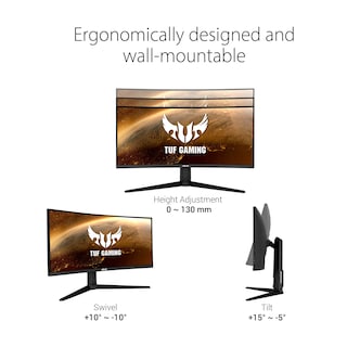 Foto 6 | Monitor Asus Tuf Curvo 34 Pulgadas Wqhd 165 Hz 1 Ms Freesync - Venta Internacional.