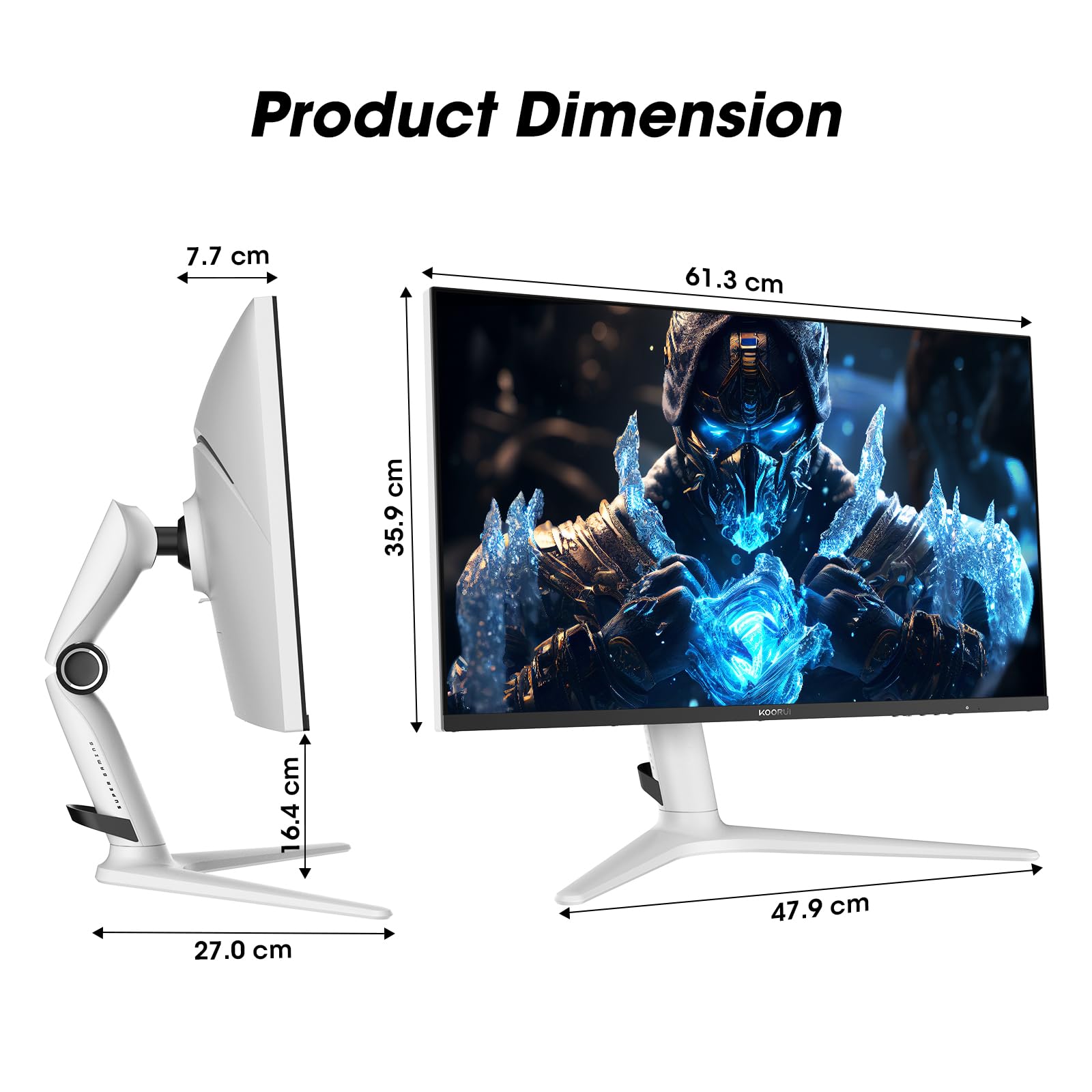 Foto 7 pulgar | Monitor Para Videojuegos Koorui 27'' 240hz Qhd 1ms Hdr 1000 100% Srgb - Venta Internacional.